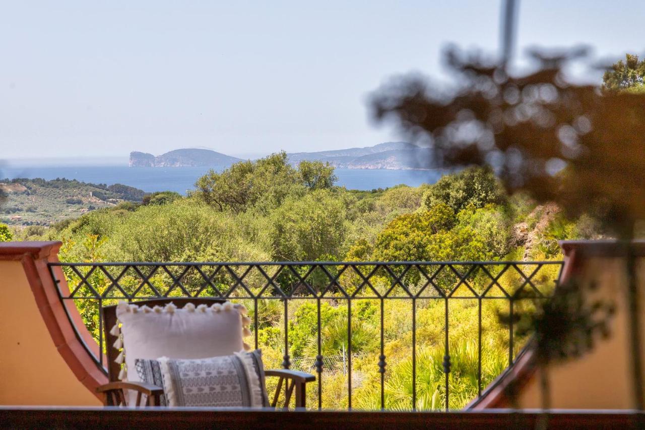Sardinia Re - Villa Martin Panoramic View アルゲーロ エクステリア 写真